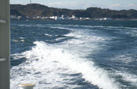 高速船からの景色